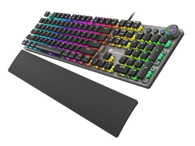 Клавиатура Genesis Mechanical Gaming Keyboard Thor 401 RGB Backlight Brown Switch US Layout Software