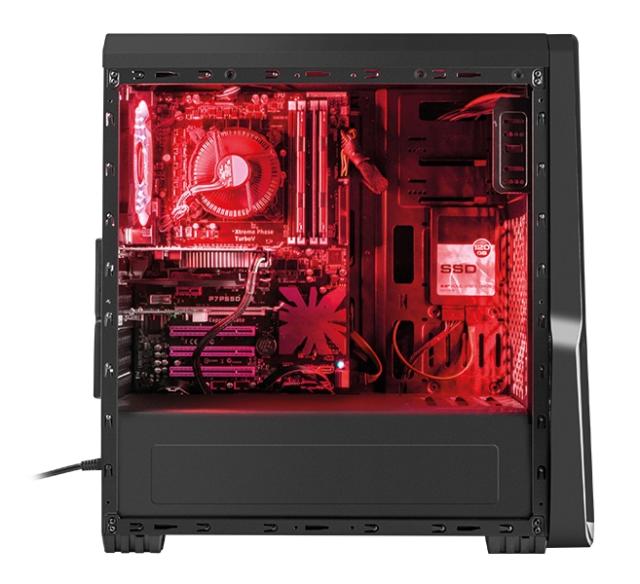 Кутия за компютър Genesis Case Titan 800 Red Midi Tower Usb 3.0