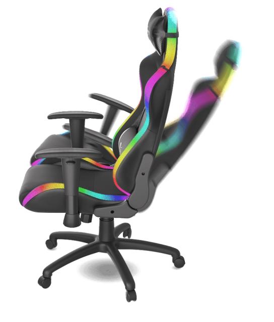 Стол Genesis Gaming Chair Trit 500 RGB Black + Power Bank Extreme Media Trevi Compact  10 000 MAh 2 x USB-A + 1 x USB-C White