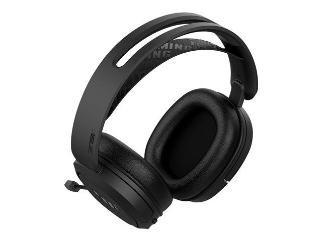 Слушалки Asus TUF Gaming H1 Wireless, микрофон, виртуален 7.1 съраунд звук, USB