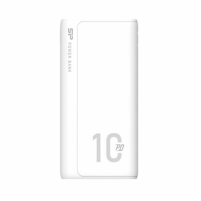 Външна батерия Silicon Power QP15, 10 000mAh, 2x USB A Out, 1x Micro USB in + 1x USB C In/out, бяла