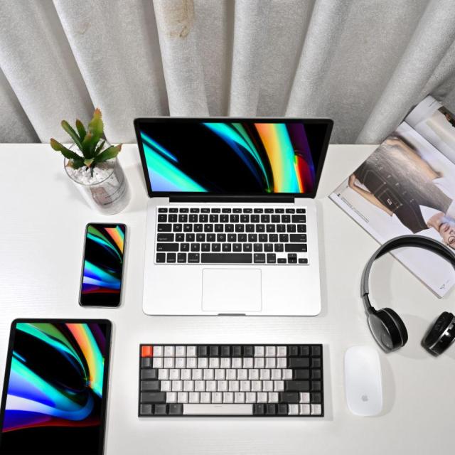Геймърска Механична клавиатура Keychron K2 Hot-Swappable Compact Gateron Blue Switch White LED Gateron Blue Switch ABS