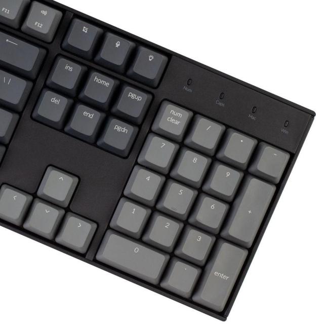 Геймърска механична клавиатура Keychron K10 Hot-Swappable Full-Size Gateron Red Switch RGB LED ABS
