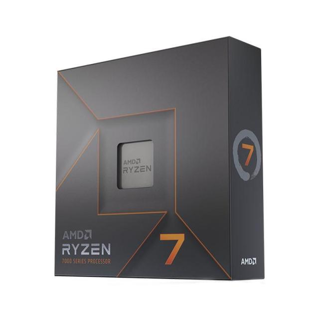 Процесор AMD RYZEN 7 7700X 8C (4.5 / 5.4 GHz, 32MB Cache, 105W), AM5, BOX, без охлаждане