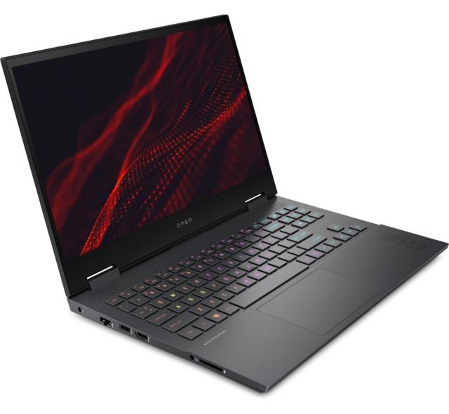Лаптоп HP Omen 15-en1008nu Silver, Ryzen 7-5800H(3.2Ghz, up to 4.4GHz/16MB/8C), 15.6"FHD AG IPS 300nits 144Hz, 16GB 3200Mhz 2DIMM, 1TB PCIe SSD, Nvidia GeForce RTX 3070 8GB, WiFi a/x+BT5, Backlit Kbd, 6C Batt Long Life, Free DOS