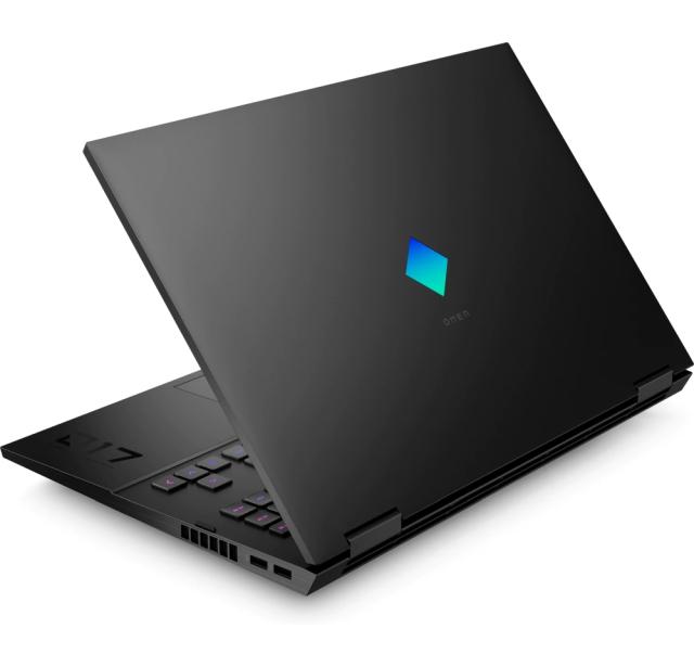 Лаптоп HP Omen 17-ck0007nu Black, Core I7-11800H(2.4Ghz, up to 4.6GHz/24MB/8C), 17.3" FHD AG IPS 300nits 144Hz, 32GB 3200Mhz 2DIMM, 1TB PCIe SSD, NVIDIA GeForce RTX 3070 8GB, WiFi a/x+BT5.2, Backlit Kbd, 6C Batt Long Life, Win 11 Home