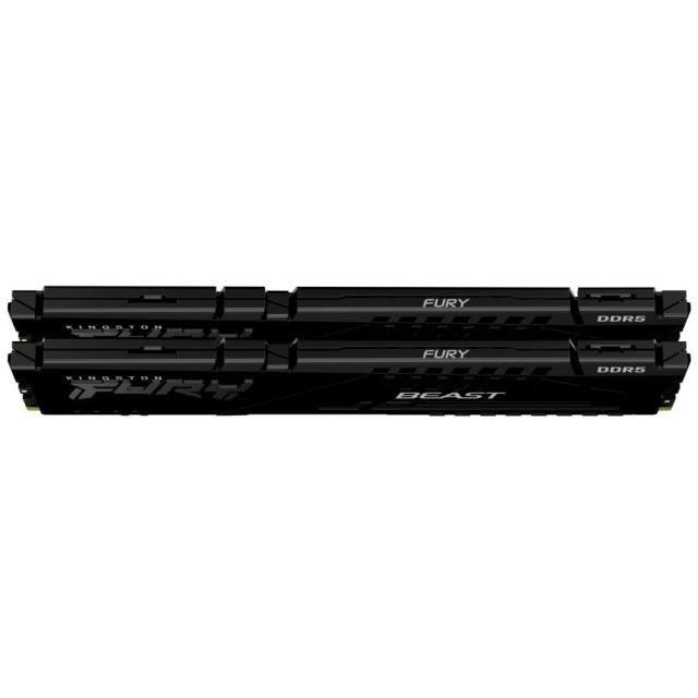 Памет Kingston FURY Beast Black 32GB(2x16GB) DDR5 PC5-48000 6000MHz, CL36, 1.25 V 