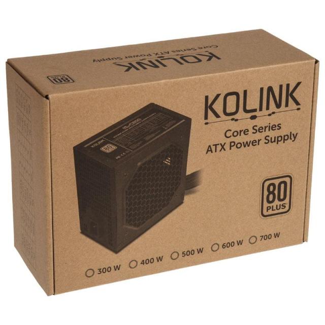 Захранване Kolink Core, 700W, Active PFC, 80+, 120 mm вентилатор