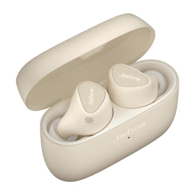 Слушалки Jabra Elite 5 Gold Beige, (99181001), безжични, Bluetooth, Златисти