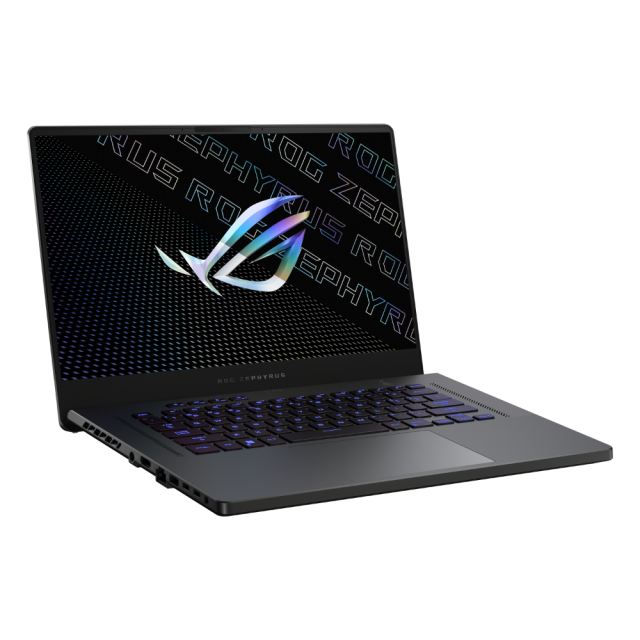 Лаптоп Asus ROG Zephyrus G15 GA503RS-LN013W, 15.6" (39.62 cm), UHD (2560 x 1440) 16:9 240Hz, AMD Ryzen 9 6900HS, 16GB DDR5, 1TB PCIe NVMe, NVIDIA GeForce RTX 3080 GDDR6 8 GB, Windows 11 Home