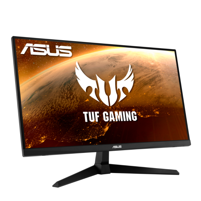 Монитор ASUS TUF Gaming VG277Q1A 27" (68.58 cm), IPS FHD 1920x1080 (165Hz), 1 ms, 2 x HDMI, 1 x DisplayPort , колони, Free Sync, Adaptive sync