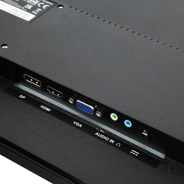 Монитор HANNSPREE 24.5" (62.23 cm), HC 251 PFB, Full HD, Wide, D-Sub, HDMI, DP, Черен