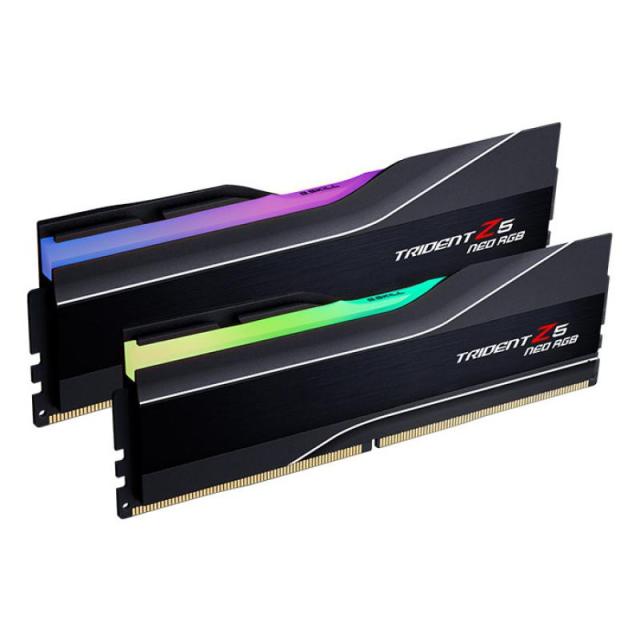 Памет G.SKILL Trident Z5 Neo RGB Black 32GB(2x16GB) DDR5 PC5-48000 6000MHz CL36 F5-6000J3636F16GX2-TZ5NR