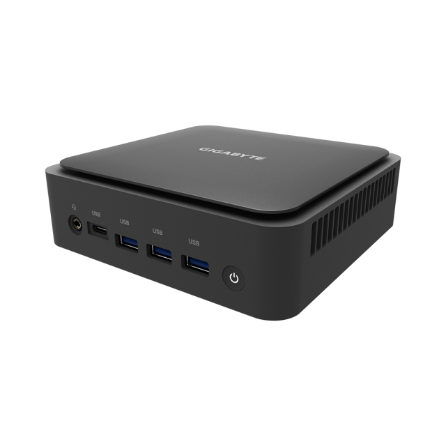 Настолен компютър Gigabyte BRIX BEI5HS-1260, Intel® Core™ i5-1240P, 2 x SO-DIMM DDR4, M.2 SSD, WI-FI 6E + BT 5.2, черно, Free DOS