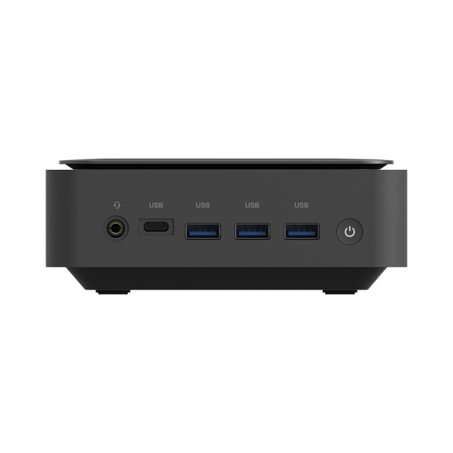 Настолен компютър Gigabyte BRIX BEI5HS-1260, Intel® Core™ i5-1240P, 2 x SO-DIMM DDR4, M.2 SSD, WI-FI 6E + BT 5.2, черно, Free DOS