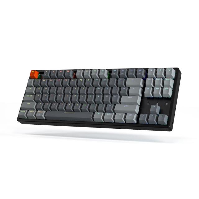 Геймърска Механична клавиатура Keychron K8 Aluminum TKL Gateron Brown Switch RGB LED Gateron Brown Switch ABS