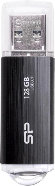 USB памет SILICON POWER Blaze B02, 128GB, USB 3.2 Gen 1, Черен