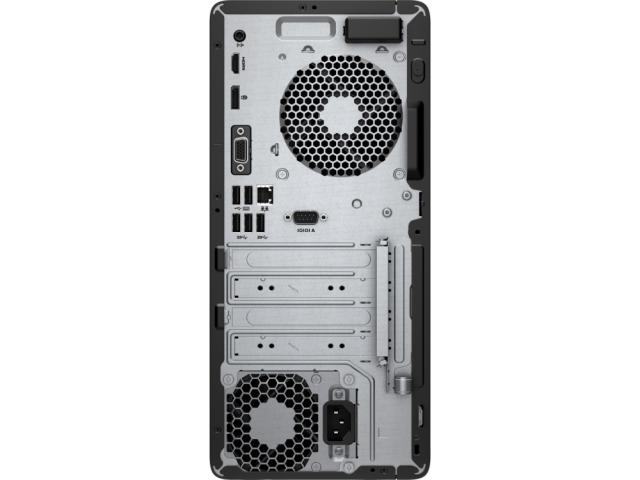 Настолен компютър HP ProDesk 400 G7 MT 180W, Core i3-10100(3.6GHz, up to 4.3Ghz/6MB/4C), 8GB 2666Mhz 1DIMM, 512GB M.2 PCIe SSD, DVD+/-RW, VGA port, Free DOS, 1 Year Warranty On-site