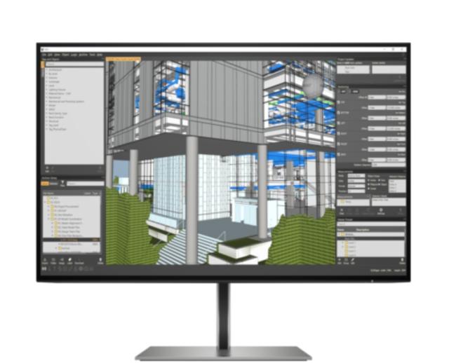 Монитор HP Z24nf G3 24.8" (60.96 cm) IPS панел, WUXGA, 5ms, 10 000 000:1, 350 cd/m2, HDMI, DisplayPort, USB