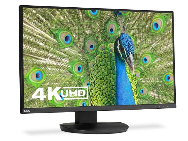 Монитор NEC MultiSync® EA271U LCD 27" Black, IPS, 3840 x 2160, DisplayPort, 2 x HDMI, USB-C, USB 3.1, Черен
