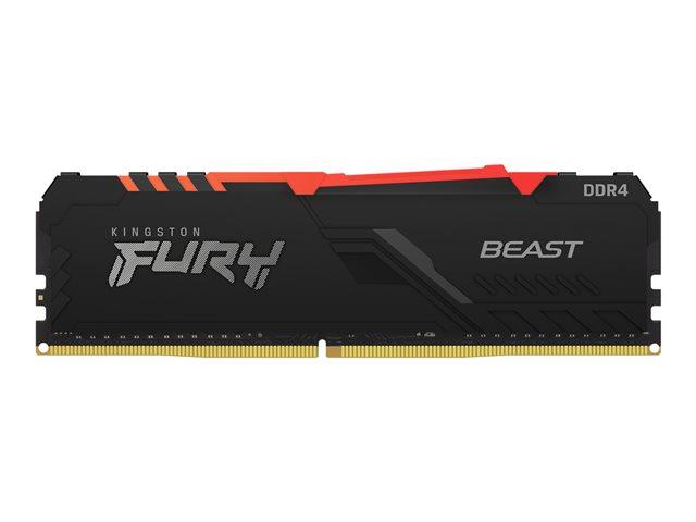 KINGSTON 32GB 3200MHz DDR4 CL16 DIMM FURY Beast RGB KF432C16BBA/32