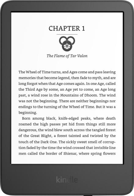 eBook четец Kindle 2022, 6" (15.24 cm), 16GB, WiFi, 11 генерация, Bluetooth, Черен