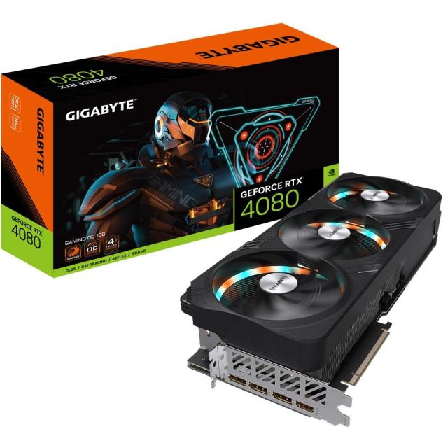Видео карта GIGABYTE GeForce RTX 4080 GAMING OC 16GB GDDR6X