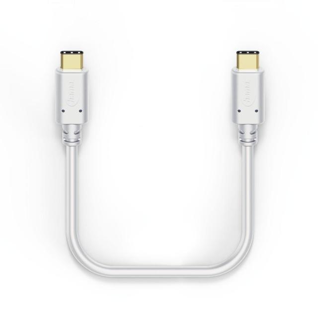 Кабел за зареждане/данни Hama, USB Type-C - USB Type-C, 1.0 m, бял