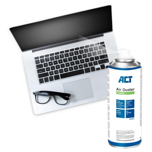 Спрей с компресиран въздух EWENT ACT AC9501, За клавиатури, LCD, TV монитори, 400 мл.