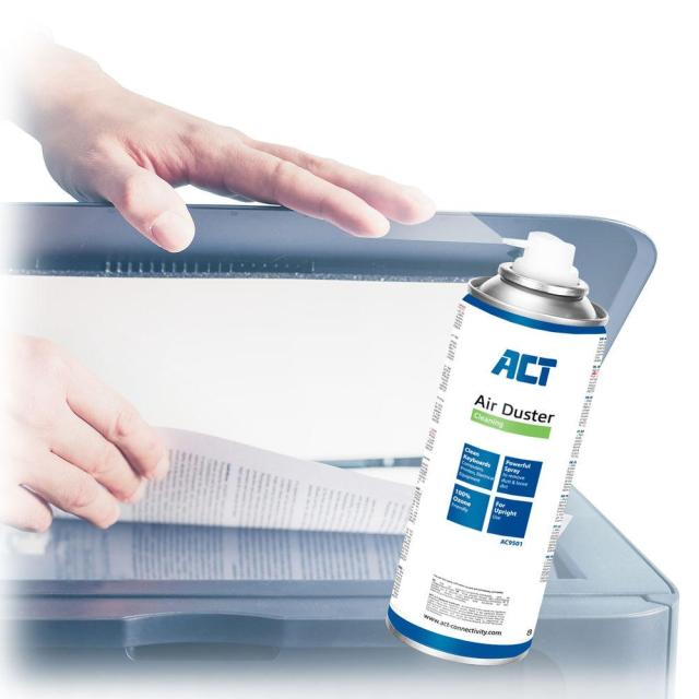 Спрей с компресиран въздух EWENT ACT AC9501, За клавиатури, LCD, TV монитори, 400 мл.
