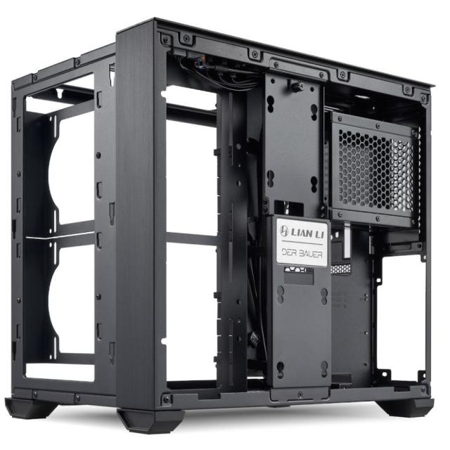 Кутия Lian Li O11 Air Mini Tower, 2x USB 3.0, 1x HD Audio, 1x USB-C, Tempered Glass, ATX / Micro ATX / Mini ITX, Черно