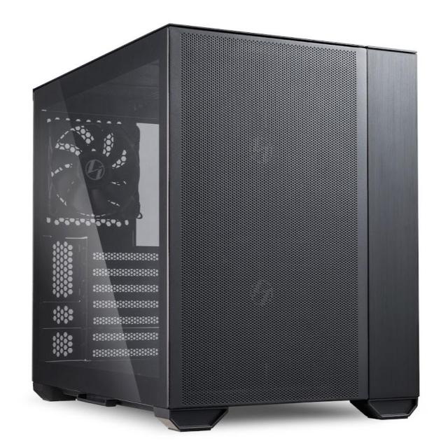 Кутия Lian Li O11 Air Mini Tower, 2x USB 3.0, 1x HD Audio, 1x USB-C, Tempered Glass, ATX / Micro ATX / Mini ITX, Черно