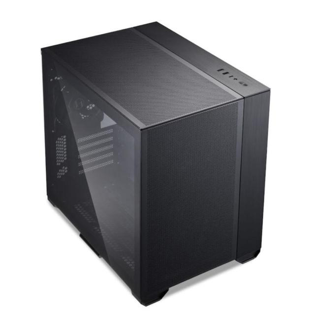 Кутия Lian Li O11 Air Mini Tower, 2x USB 3.0, 1x HD Audio, 1x USB-C, Tempered Glass, ATX / Micro ATX / Mini ITX, Черно