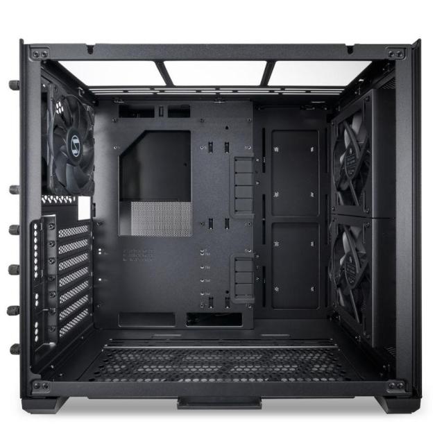 Кутия Lian Li O11 Air Mini Tower, 2x USB 3.0, 1x HD Audio, 1x USB-C, Tempered Glass, ATX / Micro ATX / Mini ITX, Черно