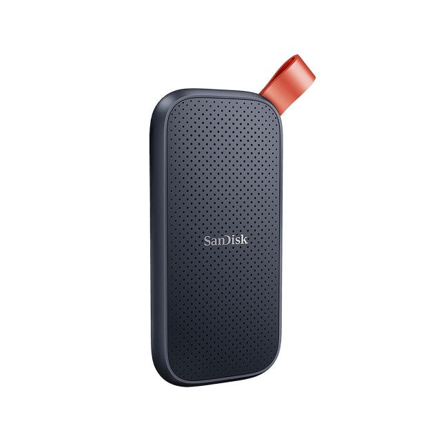 Външен SSD SanDisk Portable, 2TB, USB 3.2, Type-C, Черен
