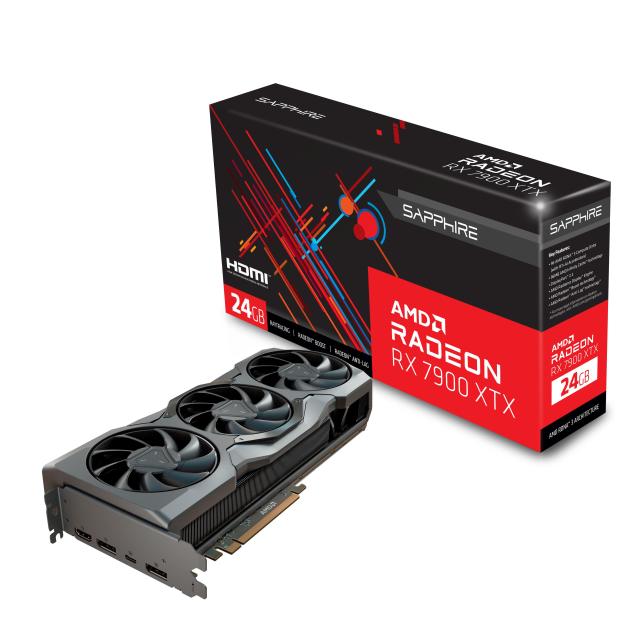 Видео карта Sapphire AMD RADEON RX 7900 XTX Founders Edition, 24GB GDDR6 384-bit, PCI-E 4.0, 2 x DP, HDMI, USB-C
