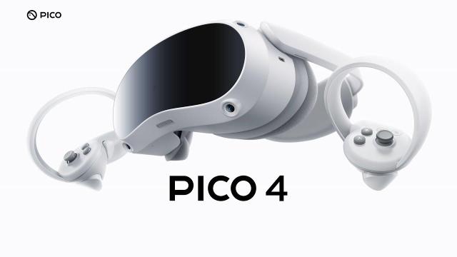 Комплект за виртуална реалност PICO 4 256GB, 2.56" (6.5), 4K+ Super-Vision Display, Fast-LCD, Бял