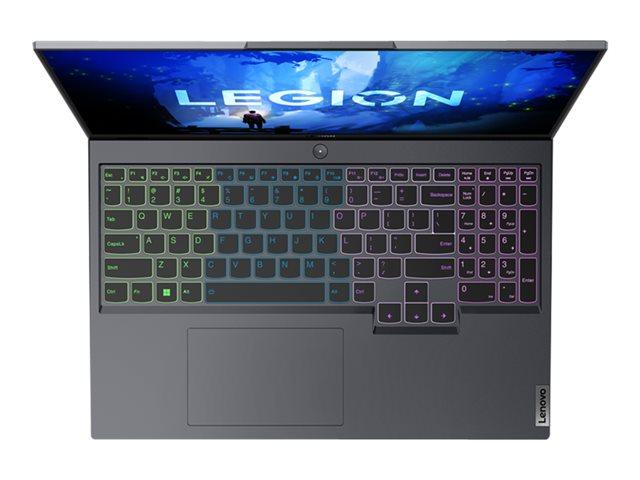 Лаптоп Lenovo Legion 5 Pro 16IAH7H (82RF006SBM), четиринадесет ядрен Intel Core i7-12700H 3.5/4.7 GHz, 16" (40.64 cm) WQXGA IPS 165Hz Display & GF RTX 3070 8GB, (HDMI), 32GB DDR4, 1TB SSD, 1x Thunderbolt 4, Free DOS, Сив