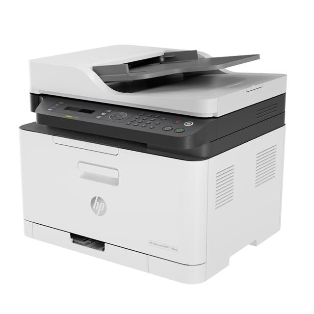 Многофункционално лазерно устройство HP Color Laser MFP 179fnw, A4, цветен принтер/копир/скенер/факс, 600 x 600 dpi, 19 стр./мин, LAN, Wi-Fi, USB