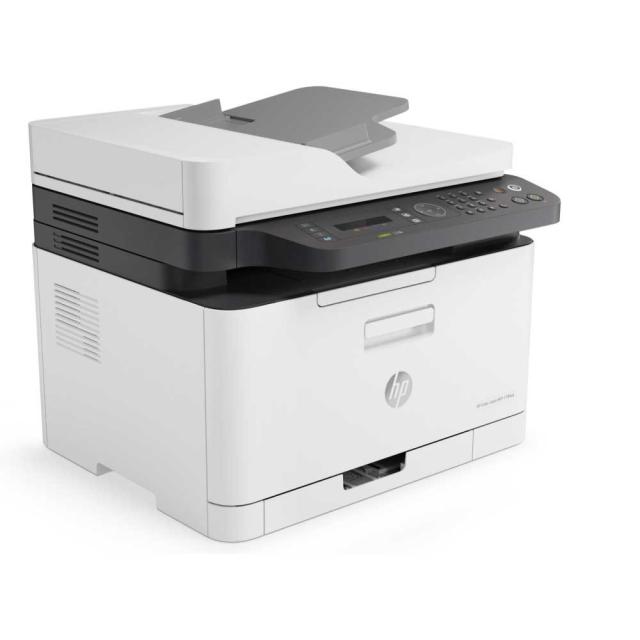 Многофункционално лазерно устройство HP Color Laser MFP 179fnw, A4, цветен принтер/копир/скенер/факс, 600 x 600 dpi, 19 стр./мин, LAN, Wi-Fi, USB