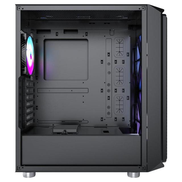 Кутия MONTECH AIR X MESH 200mm ARGB, Tempered Glass, 1 x USB2.0, 2 x USB3.0, Mid-Tower, ATX, Черна
