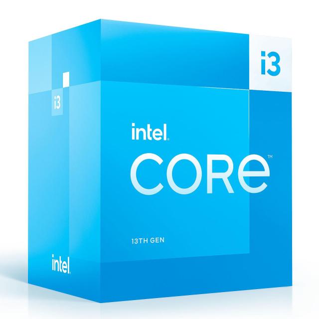 Процесор Intel Core i3-13100, 4C (3.4 / 4.5Ghz, 12MB Cache, 89W, LGA1700), BOX, с охлаждане