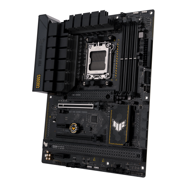Дънна платка ASUS TUF GAMING B650-PLUS WIFI, AM5, PCIe 4.0, 4xDDR5, Wi-Fi 6, 4xSATA 6Gb/s, 3xM.2 Gen4, 1xUSB Type-C, HDMI, DP, ASUS Aura Sync, ATX 