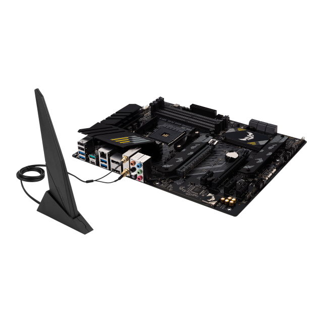 Дънна платка ASUS TUF GAMING B550-PLUS WIFI II AM4, 4xDDR4, (HDMI/DP), Wi-Fi 6, PCIe 4.0, 2xM.2, USB Type-C, Aura Sync, ATX