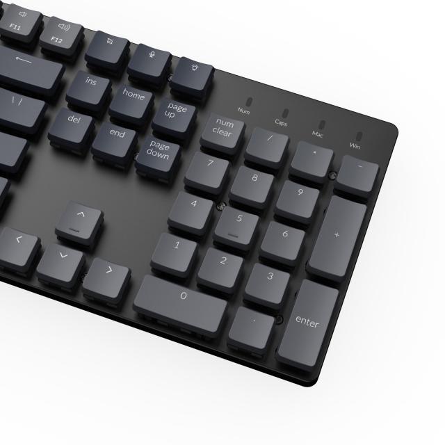 Геймърска механична клавиатура Keychron K5 SE Pro H1, Full-Size Low-Profile Gateron(Hot Swappable) Red Switches RGB Backlight, алуминиева рамка
