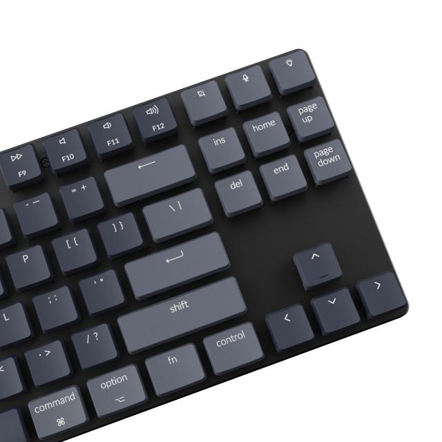 Геймърска Механична клавиатура Keychron K1 SE TKL H1, Hot-Swappable Gateron Low Profile, Red Switch RGB Backlight, алуминиева и пластмасова рамка