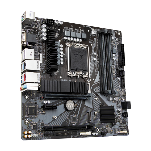 Дънна платка GIGABYTE Q670M DS3H, LGA1700, (HDMI/DP), USB Type-C, 4xDDR4, 2 x M.2 NVMe PCIe 4.0, Micro ATX 