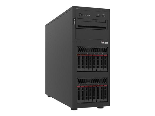Сървър Fujitsu ThinkSystem ST250 V2 Intel Xeon E-2378 8C 2.6GHz 65W 16GB UDIMM , без твърд диск 8x2.5in RAID, 5350-8i PCIe, 12Gb 2x1Gb RJ45, 1x550W XCC Ent 7D8FA00HEA