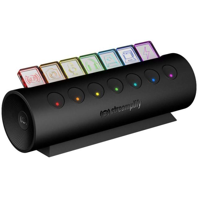 Хъб 7 портов, Streamplify CTRL 7, USB 3.0, RGB 