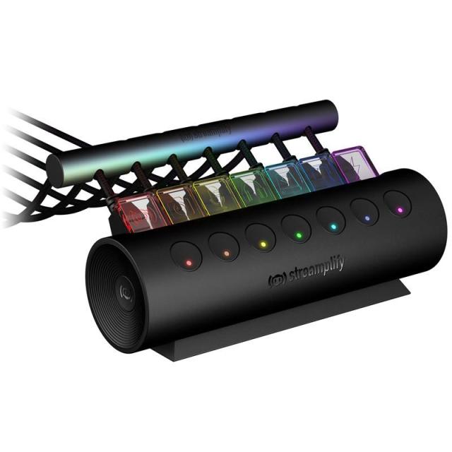 Хъб 7 портов, Streamplify CTRL 7, USB 3.0, RGB 